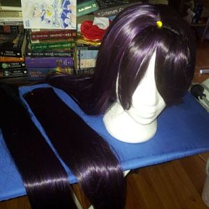 Wig and Wefts - Eowyn in Dark Purple from Arda Wigs