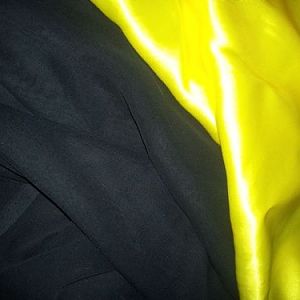 Yellow Dance Satin
Black Organza