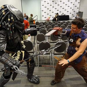 Also from Wizard World Ohio's Costume Contest. The Predator won "Best in Show".