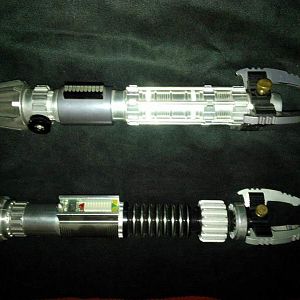 "A pair of dueling lightsabers from Park Sabers, Jeff Parks makes the very best... these are built for abuse." - Ed Cormier (Photo Courtesy of Ed Corm