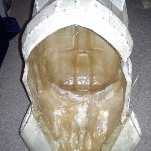 EOD Helmet internal fiberglass