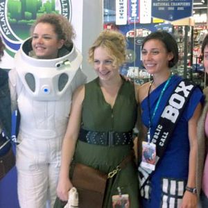 Ran into myself -- twice -- in the food court, DragonCon 2012. Photo by netrogue.