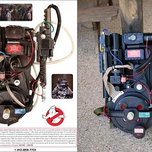 Quick comparison to the Egon Pack that recently sold at Profiles in History.