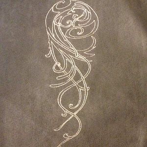 Sleeve embroidery