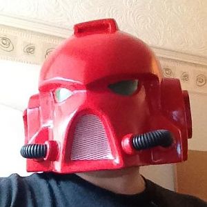 Warhammer 40k Space Marine helmet
First ever attempt at a prop, why start small when you can start big?