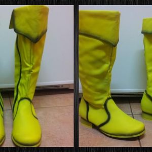 Then we painted a special pair of boots

They were airbrushed