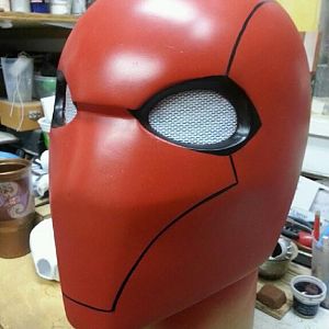 The helmet was detailed and completed