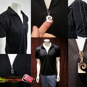 Black Zip Polo