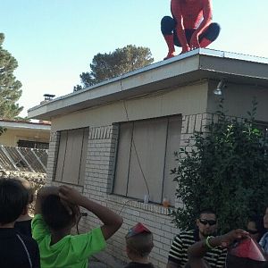 spiderman for a kids party