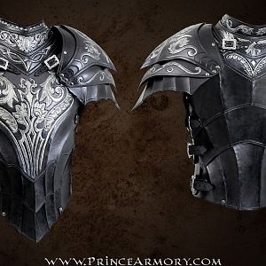 artorias cuirass and pauldrons preview by Prince Armory