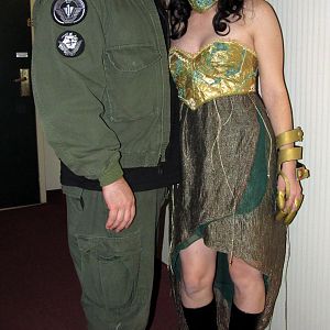 Farpoint 2012, Ryan and myself as Qetesh from Continuum