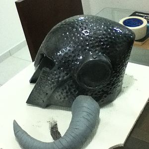 Dovahkiin Ancient Helmet 004