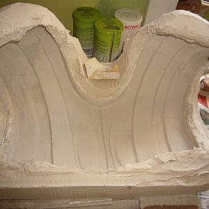 Mold of my shoulder armour.