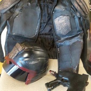 dredd jacket and helmet (don't judge too harshly; it was my first costume build)