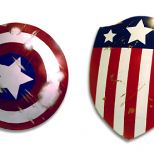 Captain America shields (satellite dishes)