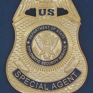 Diplomatic Sercurity Service Badge (DSS)

Full sized metal Badge
Movies: Fast and Furious