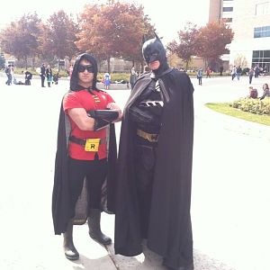 Me and a Random Batman From Campus