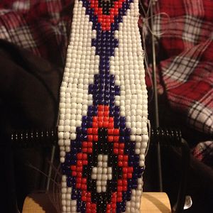 Beaded armband.