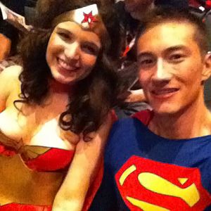 Wonder Woman with my Superman - ECCC 2013