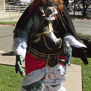 Ganon out side Halloween