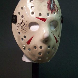 Pt 4 autographed mask