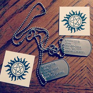 John Winchesters dogtags