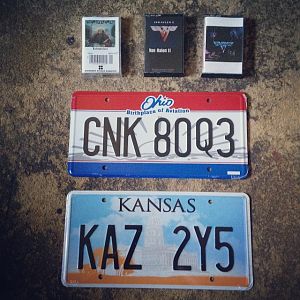 Finally have both license plates and adding more cassettes to the "Dean's Cassettes" collection.