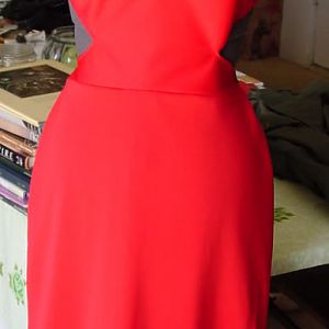 My first version of the Caprica Six red dress