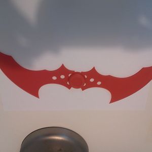 3d printed assembled batarang