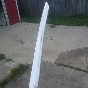 PVC pipe used as sword