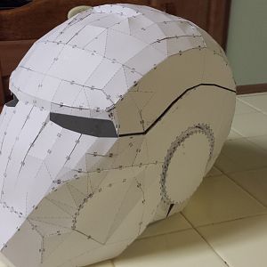 Mark VII test fit helmet.