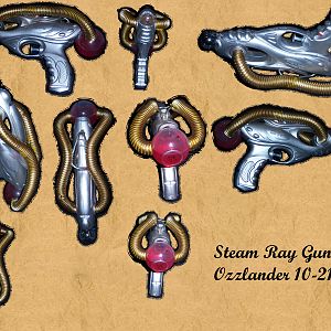 steampunk ray gun