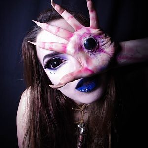 Creepy makeup concept