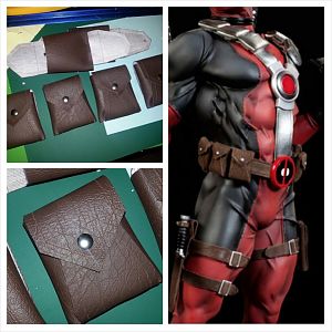 Deadpool Utility Belt designed and made by TrEnvy Australia Cosplay.