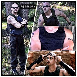 The final version of my Chronicles of Riddick style costume.  oct 2014