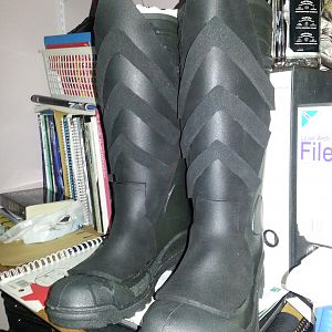 Custom Boots - Made From Steel Toe Cap Wellingtons and EVA