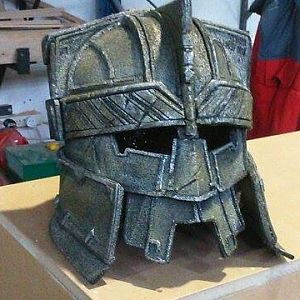 Paint work on the helmet.