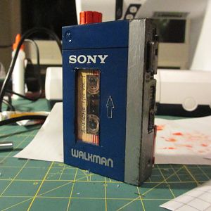 The Sony Drinkman converted into a Walkman.