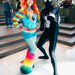 Rainbow Dash and Spider-man - ECCC 2014