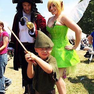 Captain Hook, Tinkerbell, Peter Pan - Renaissance Faire 2014