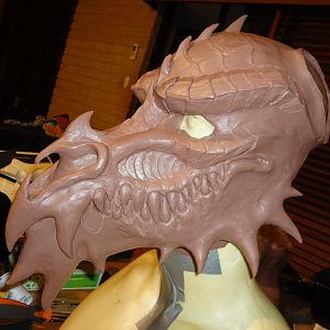 WIP dragon mask