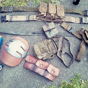 Weathered airsoft gear for Courier Six and Twig (plus new Nerf gun)