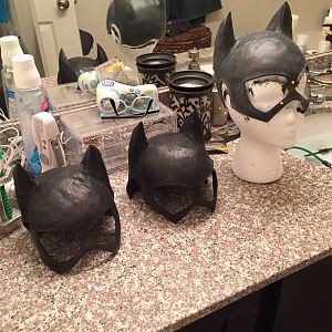 My attempts from left to right.  the first two were made with mold builder.  they shrank a lot (10% is usually normal with liquid latex, but these did