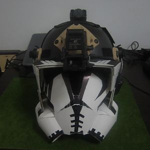 'The Alien'  helmet front view