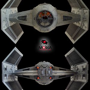 TIE ADVANCED 03:
Front and rear views.