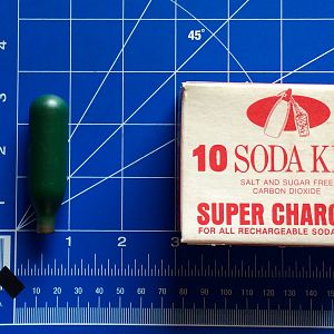 SODA KING
Super Chargers

Used for Han's Belt Greeblie.
Also, I will likely make a not screen-accurate Prawn Assault Rifle from District 9 with th