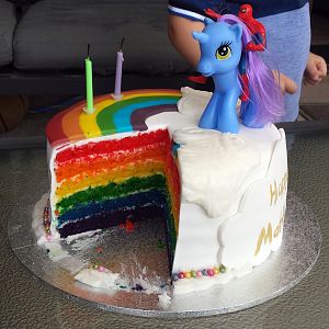 My son's third birthday cake. Yay!