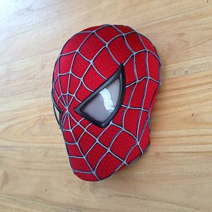 Spider-Man mask completed left side