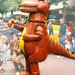 Dinosaur suit
I built for a street entertainer