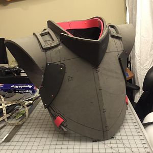Added the inside collar (shown here in red).